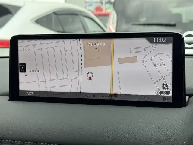 マツダ ＣＸ－８ XD スポーツアピアランス 滋賀県 2024(令6)年 3.7万km ジェットブラックマイカ レザーシート/純正12.25ナビ/・Bluetooth/USB/フルセグ/全方位カメラ/シートヒーター/シートベンチレーション/パワーシート/パワーリアゲート/電子パーキング/純正19AW/社外デジタルインナーミラー/LEDヘッドライト/ステアリングヒーター/純正ETC