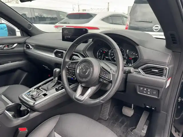 マツダ ＣＸ－８ XD スポーツアピアランス 滋賀県 2024(令6)年 3.7万km ジェットブラックマイカ レザーシート/純正12.25ナビ/・Bluetooth/USB/フルセグ/全方位カメラ/シートヒーター/シートベンチレーション/パワーシート/パワーリアゲート/電子パーキング/純正19AW/社外デジタルインナーミラー/LEDヘッドライト/ステアリングヒーター/純正ETC