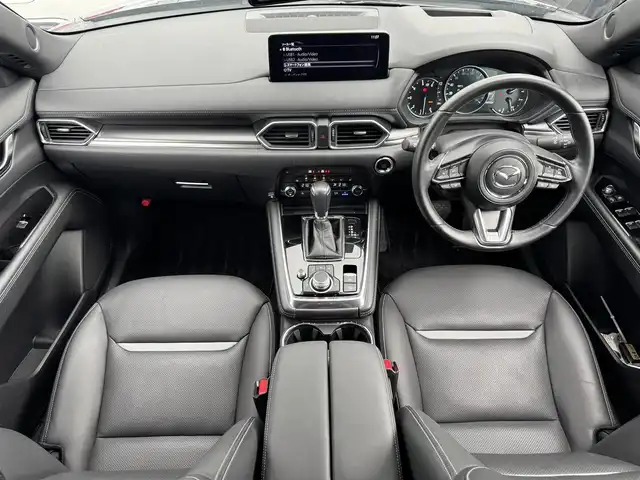 マツダ ＣＸ－８ XD スポーツアピアランス 滋賀県 2024(令6)年 3.7万km ジェットブラックマイカ レザーシート/純正12.25ナビ/・Bluetooth/USB/フルセグ/全方位カメラ/シートヒーター/シートベンチレーション/パワーシート/パワーリアゲート/電子パーキング/純正19AW/社外デジタルインナーミラー/LEDヘッドライト/ステアリングヒーター/純正ETC