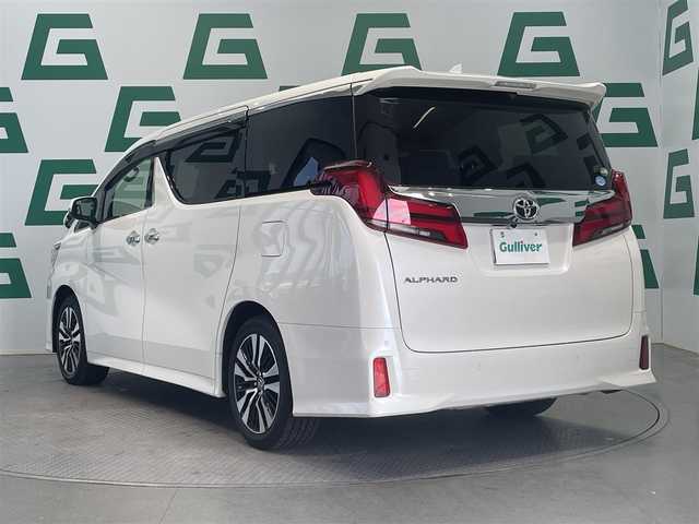 トヨタ アルファード S Cパッケージ 鹿児島県 2019(令1)年 1.9万km ホワイトパールクリスタルシャイン 禁煙車　/ツインムーンルーフ　/純正フリップダウンモニター　/純正９インチナビ　/トヨタセーフティセンス/前後コーナーセンサー/バックカメラ　/全席パワーシート　/両側パワースライドドア/前席シートヒーター/前席シートベンチレーション/ウッド調コンビハンドル　/LEDヘッドライト/ETC/純正アルミホイール/オートライト/オートマチックハイビーム