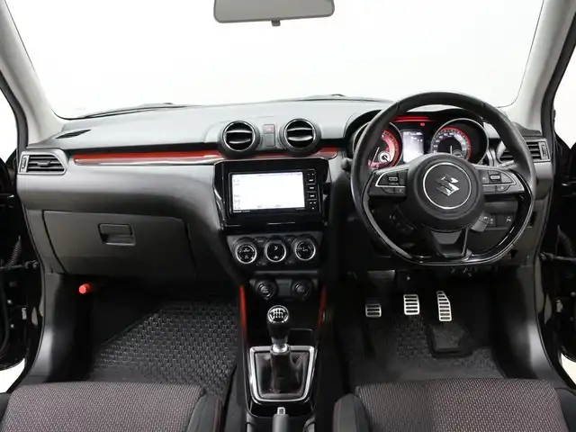 スズキ スイフト スポーツ 三重県 2023(令5)年 2.9万km スーパーブラックパール ワンオーナー /セーフティサポート /アイドリングストップ/ストラーダSDナビ・地デジTV/・DVD/CD/・Bluetooth/全方位ミニター用カメラパッケージ/バックソナー/アダプティブクルーズコントロール/ブラインドスポットモニター/シートヒーター/ビルトインETC/純正17インチアルミホイール/純正エアロ/LEDヘッドランプ/・オートライト/ハイビームアシスト/フロントフォグランプ/プッシュエンジンスタート/スマートキー×2/新車時保証書/取扱説明書