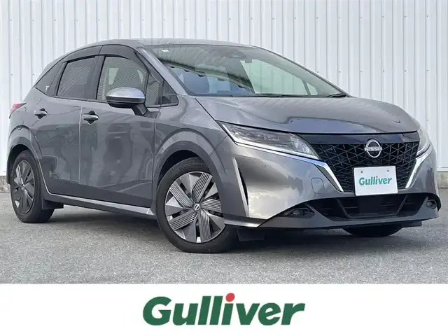 日産 ノート X 福岡県 2021(令3)年 1.7万km ダークメタルグレー プロパイロット /全周囲カメラ /純正ナビ　/フルセグTV /デジタルインナーミラー/ACC/LDW/エマージェンシーブレーキ /ワイヤレス充電 /HDMI入力 /USB /Bluetooth /ステアリングスイッチ/電格ミラー/スマートキー/プッシュスタート