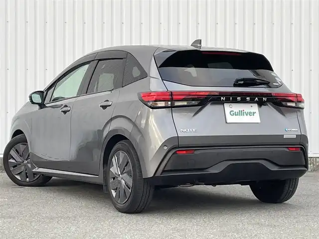 日産 ノート X 福岡県 2021(令3)年 1.7万km ダークメタルグレー プロパイロット /全周囲カメラ /純正ナビ　/フルセグTV /デジタルインナーミラー/ACC/LDW/エマージェンシーブレーキ /ワイヤレス充電 /HDMI入力 /USB /Bluetooth /ステアリングスイッチ/電格ミラー/スマートキー/プッシュスタート