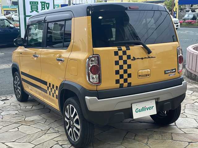 スズキ ハスラー Jスタイル Ⅱ 静岡県 2017(平29)年 7.8万km アクティブイエロー/ブラック2トーンルーフ 社外メモリナビ/・CD/・AM/・FM/・ワンセグTV/主要装備/・衝突軽減/・バックカメラ/・ETC/・シートヒーター/・フォグランプ/・キセノンヘッドライト/・純正フロアマット