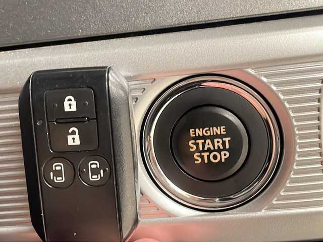 スズキ スペーシア ギア HYBRID XZ 熊本県 2019(令1)年 6.5万km オフブルーメタリック/ガンメタリック2トーンルーフ 社外SDナビ（ラジオ、フルセグ、BT、SD、CD、DVD）/ETC/ステアリングリモコン/シートヒーター/両側パワースライドドア/クリアランスソナー/レーンキープアシスト/横滑り防止/衝突被害軽減ブレーキ/オートライト/・LEDヘッドライト/・フォグランプ/プッシュスタート/スマートキー/・スペアキー有