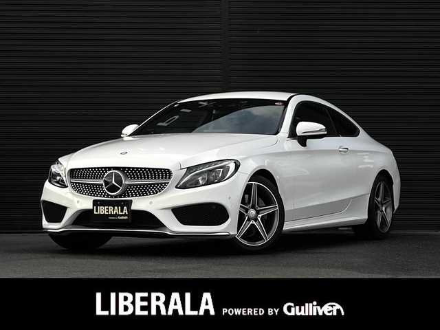 メルセデス・ベンツ Ｃ１８０ クーペ スポーツ 山梨県 2016(平28)年 3.6万km ポーラホワイト レーダーSP/キーレスゴー　/ARTICOレザー/純正ＨＤＤナビ/Ｂカメラ/パークトロニック/ディストロニックＰ/ＬＥＤヘッドライト/オートライト/フルセグ/ＣＤ/ＤＶＤ/純正１８インチＡＷ/Ｐシート