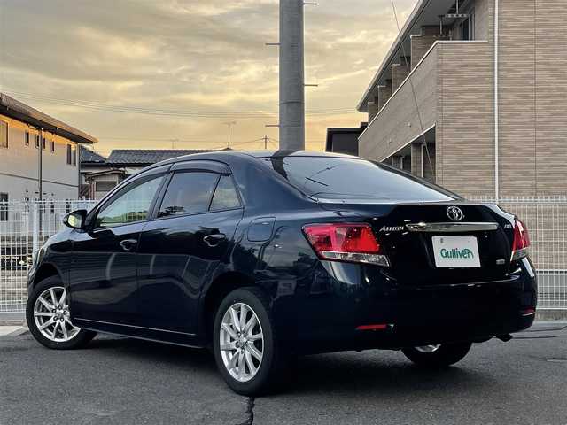 トヨタ アリオン A18 Gプラスパッケージ 福島県 2017(平29)年 8.3万km ブラッキッシュアゲハガラスフレーク ワンオーナー/純正メモリーナビ/CD/DVD/SD/BT/フルセグTV/Toyota Safety Sense C/クリアランスソナー/ハーフレザーシート/パワーシート/ステアリングリモコン/バックカメラ/オートライト/LEDヘッドライト/フォグライト/ビルトインETC/プッシュスタート/ドアバイザー/フロアマット