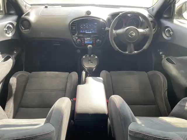 日産 ジューク ニスモ 岐阜県 2013(平25)年 15.3万km ブリリアントホワイトパール カロッツェリア製ナビ（フルセグ・Ｂｌｕｅｔｏｏｔｈ・ＣＤ・ＤＶＤ）/ETC　/純正18インチアルミホイール　/純正フロアマット　/純正ドアバイザー　/４WD　/保証書　/取扱説明書　/ナビ取扱説明書　/オートエアコン/プッシュスタート