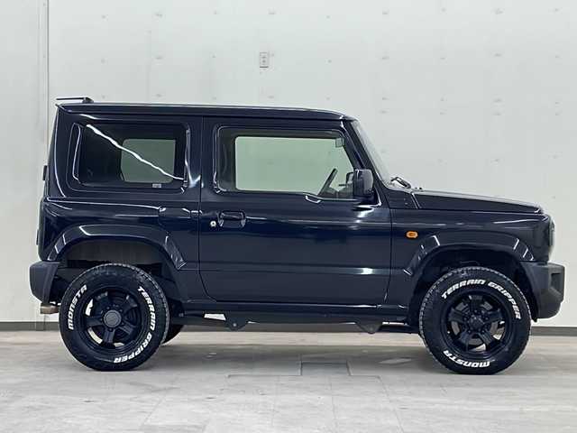 スズキ ジムニー XL 道央・札幌 2019(令1)年 8.3万km ブルーイッシュブラックパール3 純正メーカーナビ/スタッドレスタイヤ/オートライトバックカメラ/プッシュスタート/電格ミラー/Ｄ+Ｎ席シートヒーター/社外ドリンクホルダー/ミラーヒーター/AM/FM/CD/DVD/SD/Bluetooth/USB/ETC