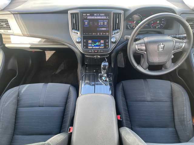 トヨタ クラウン ハイブリッド アスリートS 神奈川県 2015(平27)年 8.7万km ホワイトパールクリスタルシャイン 純正ナビ　/クルーズコントロール　/バックカメラ　/パワーシート　/ビルドインＥＴＣ　/ドライブレコーダー　/ＭＴモード付ＡＴ　/社外ドラレコ前後　/純正エアロ　/ＣＤ／ＤＶＤ／ＢＴ