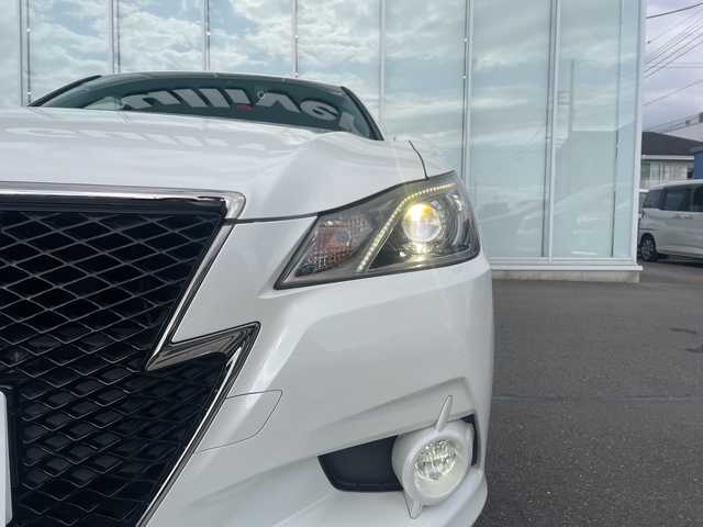 トヨタ クラウン ハイブリッド アスリートS 神奈川県 2015(平27)年 8.7万km ホワイトパールクリスタルシャイン 純正ナビ　/クルーズコントロール　/バックカメラ　/パワーシート　/ビルドインＥＴＣ　/ドライブレコーダー　/ＭＴモード付ＡＴ　/社外ドラレコ前後　/純正エアロ　/ＣＤ／ＤＶＤ／ＢＴ