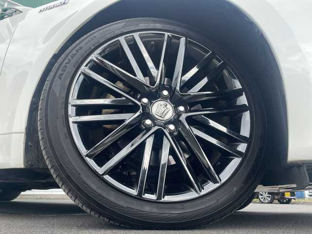 トヨタ クラウン ハイブリッド アスリートS 神奈川県 2015(平27)年 8.7万km ホワイトパールクリスタルシャイン 純正ナビ　/クルーズコントロール　/バックカメラ　/パワーシート　/ビルドインＥＴＣ　/ドライブレコーダー　/ＭＴモード付ＡＴ　/社外ドラレコ前後　/純正エアロ　/ＣＤ／ＤＶＤ／ＢＴ