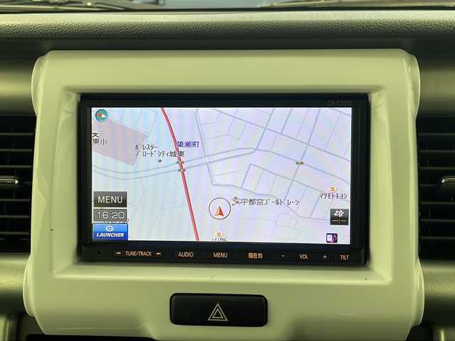 スズキ ハスラー X 栃木県 2016(平28)年 1.7万km ポジティブグリーンメタリック/ブラック2トーン 禁煙車/4WD/純正メモリーナビ/・SD/CD/iPod/USB/ワンセグ/バックカメラ/衝突軽減ブレーキ/車線逸脱警報/ヒルディセントコントロール/グリップコントロール/前席シートヒーター/社外ETC/前側ドライブレコーダー/純正15インチAW