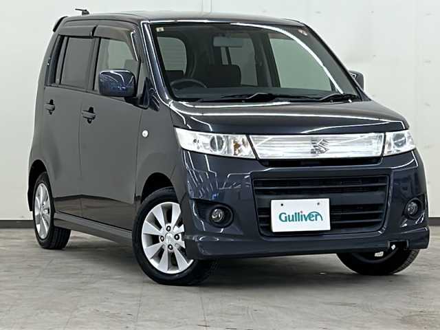 スズキ ワゴンＲ スティングレー X 道央・札幌 2012(平24)年 6.2万km ルナグレーパールメタリック /4WD//純正CDオーディオ（CD/AM/FM)//スマートキー//スペアキー１本//エンジンプッシュスタート//キセノンヘッドライト//ドアバイザー//フォグランプ//運転席シートヒーター