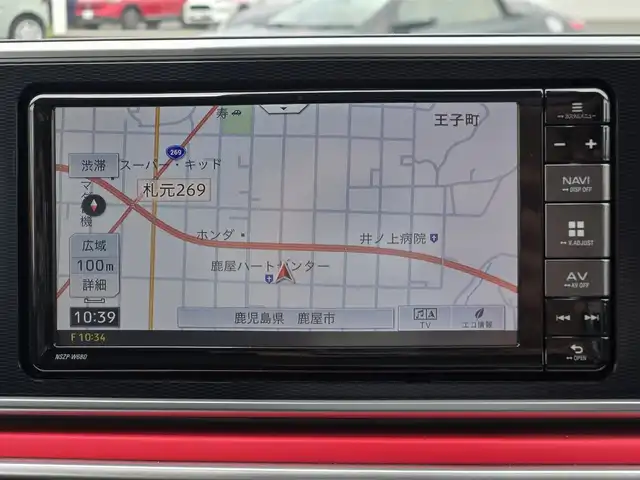 ダイハツ キャスト スポーツ SAⅢ 鹿児島県 2018(平30)年 1.8万km パールホワイトⅢ ターボ車　/ビルトインＥＴＣ　/Ｄ＋Ｎ席シートヒーター　/パドルシフト　/ＭＴモード付きＡＴ　/ＭＯＭＯ製革巻きステアリング　　/純正ＳＤナビ（ＮＳＺＰーＷ６８Ｄ）　/Ｂｌｕｅｔｏｏｔｈオーディオ　/スマートアシストIII/カーボン調ブラックルーフ/LEDヘッドライト/純正スポーティサスペンション/前方ドライブレコーダー/後方コーナーセンサー/純正アルミホイール(16インチ)/横滑り防止装置