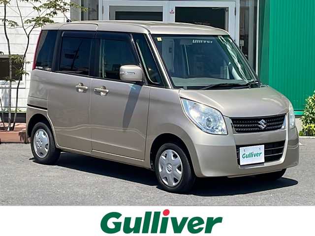 スズキ パレット リミテッドⅡ 青森県 2012(平24)年 3.7万km クリアベージュメタリック 4WD/純正オーディオ/CD/BT/AUX/AM/FM/両側パワースライドドア/運転席シートヒーター/スマートキー/プッシュスタート/HIDヘッドライト/オートライト/純正フロアマット/スペアキー/取扱説明書/保証書