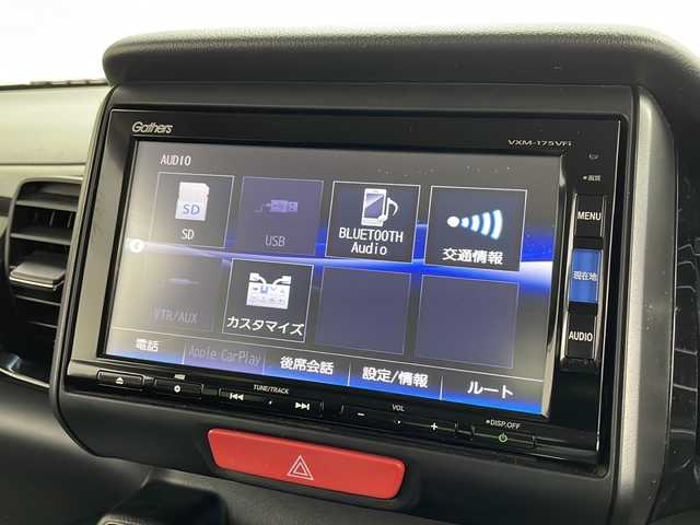 ホンダ Ｎ ＢＯＸ カスタム G ターボ Lパッケージ 千葉県 2017(平29)年 3.3万km 赤／黒 両側パワースライドドア/純正SDナビ/・型式：VXM-175VFi/・CD/DVD/Bluetooth/フルセグTV/AM/FM/バックカメラ/クルーズコントロール/HIDオートヘッドライト/LEDフォグランプ/ハーフレザーシート/ビルトインETC/純正15インチアルミホイール/純正フロアマット/パドルシフト/ロールサンシェード/オートエアコン/ステアリングスイッチ/スマートキー/スペアキー1本/禁煙車