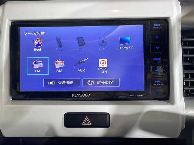 スズキ ハスラー G 沖縄県 2018(平30)年 3.2万km シフォンアイボリーM 禁煙車　/社外７インチナビ（ワンセグ，ラジオ，ＣＤ／ＤＶＤ）　/バックカメラ　/ＥＴＣ　/ドライブレコーダー　/レーダーブレーキサポート　/シートヒーター(D/N)　/プッシュスタート　/フロアマット　/ドアバイザー　/ベンチシート/ハロゲンヘッドライト
