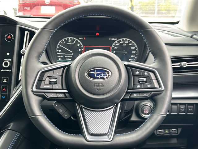 スバル レヴォーグ 1．8GT－H EX 岐阜県 2023(令5)年 1.8万km マグネタイトグレーメタリック 登録時走行距離17238km/純正ディスプレイオーディオ/フルセグＴＶ/バック・フロント・サイドカメラ/サンルーフ/４ＷＤ/ＭＴ付きＡＴ/パドルシフト/シートヒーター/パワーシート/電動リアゲート/ドライブレコーダー/純正フロアマット/純正アルミホイール/ＵＳＢ/ＥＴＣ/Ｂｌｕｅ　ｔｏｏｔｈ/プッシュスタート/スマートキー/スペアキー/LEDヘッドライト/フォグランプ/ABS/横滑り防止装置/コーナーセンサー/レーンキープアシスト/盗難防止装置/オートライト/エアバッグ