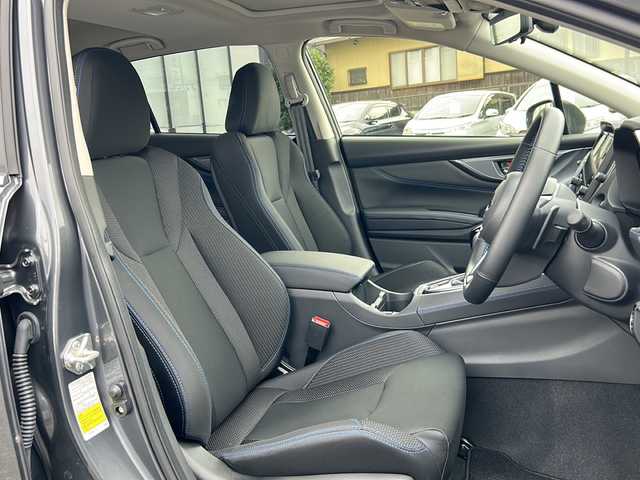 スバル レヴォーグ 1．8GT－H EX 岐阜県 2023(令5)年 1.8万km マグネタイトグレーメタリック 登録時走行距離17238km/純正ディスプレイオーディオ/フルセグＴＶ/バック・フロント・サイドカメラ/サンルーフ/４ＷＤ/ＭＴ付きＡＴ/パドルシフト/シートヒーター/パワーシート/電動リアゲート/ドライブレコーダー/純正フロアマット/純正アルミホイール/ＵＳＢ/ＥＴＣ/Ｂｌｕｅ　ｔｏｏｔｈ/プッシュスタート/スマートキー/スペアキー/LEDヘッドライト/フォグランプ/ABS/横滑り防止装置/コーナーセンサー/レーンキープアシスト/盗難防止装置/オートライト/エアバッグ