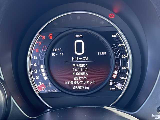 アバルト ５９５ コンペティツィオーネ 福岡県 2020(令2)年 4.7万km 黒 左ハンドル/マニュアル車/純正フロアマット/純正ドライブレコーダー/ETC/ディスプレイオーディオ/USB接続/社外スロットルコントローラー/社外17インチアルミホイール/社外スプリング/LEDヘッドライト/ステアリングリモコン