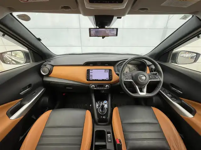 日産 キックス X ツートーンインテリアED 千葉県 2021(令3)年 5.8万km ピュアブラック プロパイロット/衝突軽減ブレーキ/全方位カメラ/インテリジェントルームミラー/純正９インチＳＤナビ/フルセグＴＶ/ルーフレール/ＬＥＤヘッドライト/オートライト/純正１７インチアルミホイール