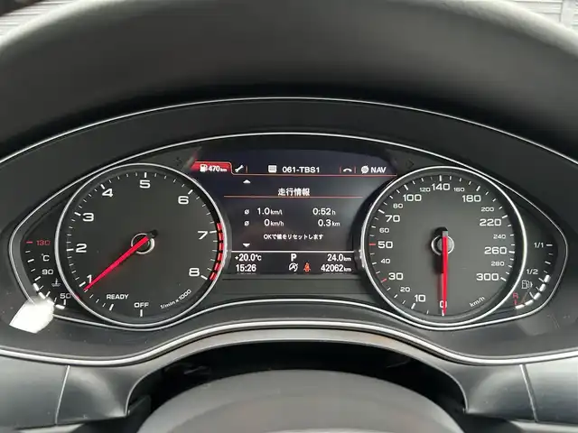 アウディ Ａ６ 2．0 TFSI クワトロSライン 茨城県 2017(平29)年 4.3万km グレイシアホワイトメタリック アシスタンスパッケージ /ACC /マトリクスLED /BOSE /黒革 /シートヒーター /パワーシート /レーンアシスト /サイドアシスト /バックカメラ /パーキングエイド /MMIナビ /12セグ /BT /DVD /USB  /アドバンストキー /ETC2.0 /純正19inAW /禁煙車