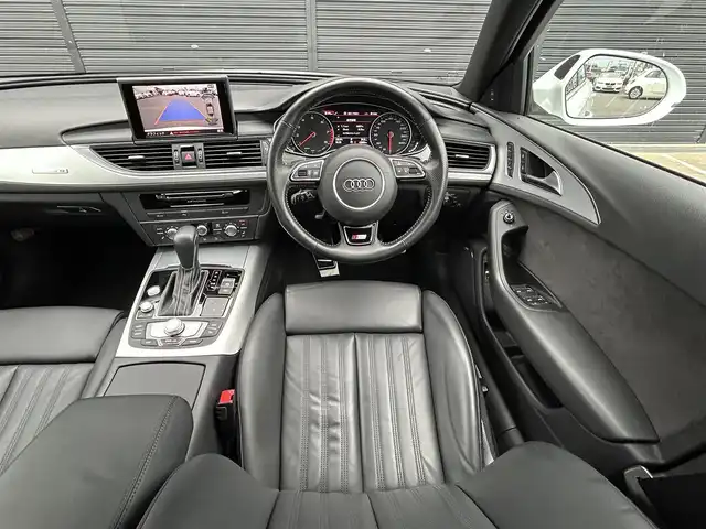 アウディ Ａ６ 2．0 TFSI クワトロSライン 茨城県 2017(平29)年 4.3万km グレイシアホワイトメタリック アシスタンスパッケージ /ACC /マトリクスLED /BOSE /黒革 /シートヒーター /パワーシート /レーンアシスト /サイドアシスト /バックカメラ /パーキングエイド /MMIナビ /12セグ /BT /DVD /USB  /アドバンストキー /ETC2.0 /純正19inAW /禁煙車