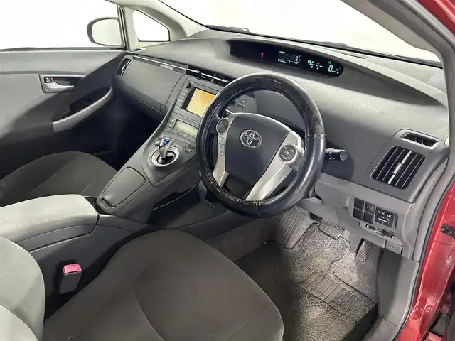 トヨタ プリウス S 佐賀県 2011(平23)年 17万km レッドマイカメタリック 純正メーカーオプションナビ/バックカメラ/CD/DVD/HDD/BT/MD/FM.AM/パーキングアシスト/ビルトインETC/ハンズフリー通話/ステアリングスイッチ/プッシュスタート/ヘッドライトレベライザー/電動ミラー/純正フロアマット/純正ドアバイザー/スマートキー×2/保証書/取扱説明書