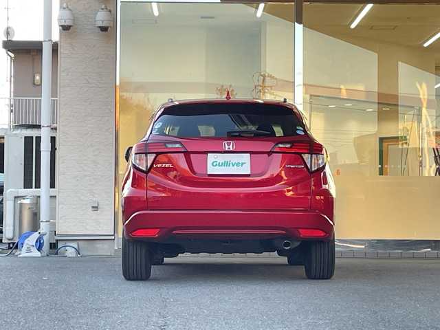 ホンダ ヴェゼル ハイブリッド Z ホンダセンシング 福島県 2018(平30)年 4.9万km プレミアムクリスタルレッドM 純正ＳＤナビ　ハーフレザーシート　バックカメラ　センシング　レーダークルーズコントロール　ＥＴＣ　レーンキープ　シートヒーター　純正アルミホイール　スマートキー　パドルシフト　純正フロアマット