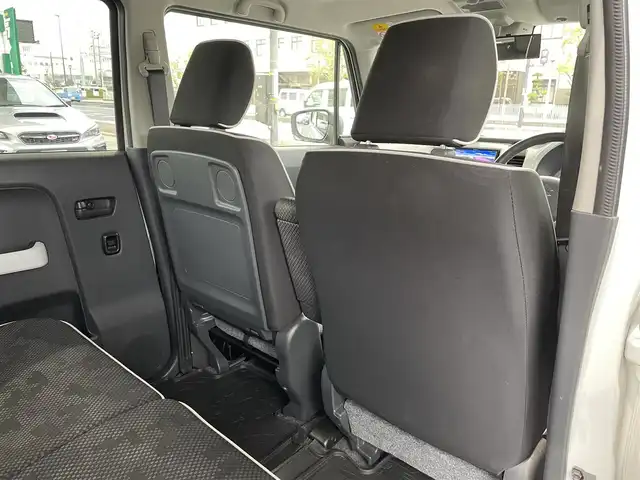 スズキ ハスラー G 岡山県 2018(平30)年 5.1万km ピュアホワイトP 登録時走行距離50979km/純正SDナビ/(AM/FM/BT/TV/DISC)/衝突被害軽減システム/横滑り防止装置/盗難防止装置/アイドリングストップ/D席＋N席シートヒーター/スマートキー/ABS/パワーステアリング/パワーウィンドウ/純正15インチアルミホイール/純正フロアマット/フルフラットシート/ベンチシート/保証書/取扱説明書/記録簿