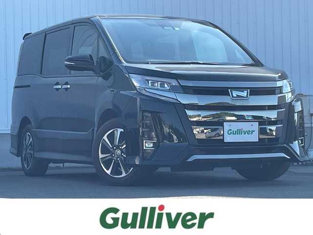 トヨタ ノア Si ダブルバイビーⅡ 愛媛県 2020(令2)年 5.5万km ブラック 純正9インチナビ/フルセグＴＶ/DVD/CD/BT/USB/バックカメラ/純正12.1インチフリップダウンモニター/両側電動スライドドア/トヨタセーフティセンス/クルーズコントロール/衝突被害軽減装置/横滑り防止装置/車線逸脱防止装置/先進車発進お知らせ警報/ビルトインETC/ハーフレザーシート/リアルーフスポイラー/LEDヘットライト/LEDフォグライプ/プッシュエンジンスタート/アイドリングストップ/ＩＳＯＦＩＸ/ステアリングリモコン/ウィンカーミラー/現状サマー(純正AＷ)(205/60/R16)