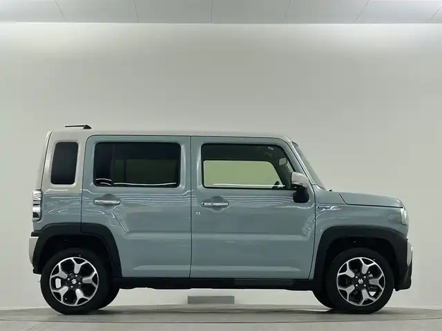 スズキ ハスラー HYBRID X 埼玉県 2025(令7)年 0.1万km未満 オフブルーメタリック/ソフトベージュメタリック 届出済未使用車　全方位カメラ　メーカーナビ　フルセグＴＶ　衝突軽減　禁煙車　ＣＤ　ＤＶＤ　スペアキー１本　ＬＥＤヘッドライト　クルコン　フルフラット　盗難防止　スマートキー　カーテンエアバッグ