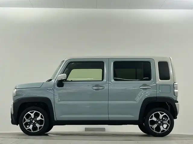 スズキ ハスラー HYBRID X 埼玉県 2025(令7)年 0.1万km未満 オフブルーメタリック/ソフトベージュメタリック 届出済未使用車　全方位カメラ　メーカーナビ　フルセグＴＶ　衝突軽減　禁煙車　ＣＤ　ＤＶＤ　スペアキー１本　ＬＥＤヘッドライト　クルコン　フルフラット　盗難防止　スマートキー　カーテンエアバッグ