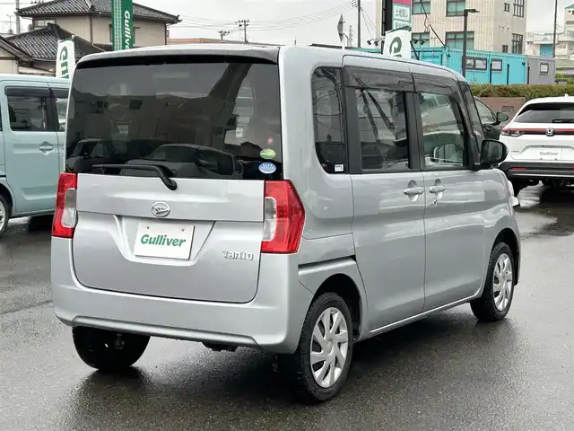 ダイハツ タント L 山形県 2018(平30)年 10.4万km ブライトシルバーメタリック 純正オーディオ/　【CD AUX】/ETC/ドライブレコーダー/シートヒーター/アイドリングストップ/ヘッドライトレベライザー/純正フロアマット/ドアバイザー/サンシェード/電動格納ミラー/リモコンキー
