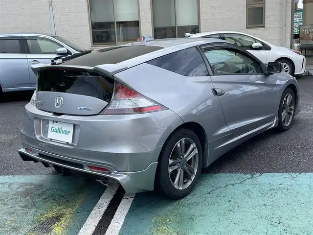 ホンダ ＣＲ－Ｚ α 静岡県 2010(平22)年 8.4万km ストームシルバーメタリック 無限エアロ/純正HDDナビ/ワンセグTV/DVD/CD/バックカメラ/HIDヘッドライト/ビルトインETC/クルーズコントロール/スマートキー/ハーフレザー調シートカバー/パドルシフト/純正16インチAW/保証書/取扱説明書/ナビ取扱説明書
