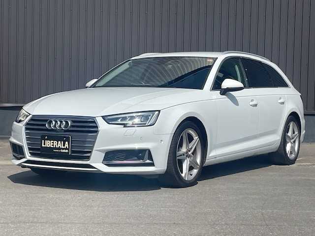 アウディ Ａ４ 40TFSIスポーツ 青森県 2020(令2)年 4.7万km グレイシアホワイトメタリック ワンオーナー/グレイシアホワイトメタリック（OPカラー）/純正18インチアルミホイール/純正メモリーナビ/【Bluetooth/USB/TV/AUX/CD/DVD】/アラウンドビューモニター/純正前後ドライブレコーダー/前後バンパーソナー/純正18インチアルミホイール/パークアシスト/アダプティブクルーズコントロール/レザーシート/前席パワーシート（D席メモリ付）/前席シートヒーター/革巻きステア/ノブ/パドルシフト/バーチャルコックピッド/LEDオートライト/オートワイパー/オートホールド/パワーバックドア/ETC2.0/プッシュスタートシステム/W/サイド/カーテンエアバッグ/ABS/スマートキーx2/点検記録簿/【R3.R4.R5.R6.R７】/保証書/取扱説明書