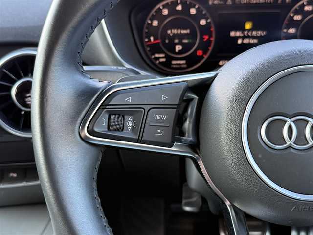 アウディ ＴＴクーペ 40TFSI 静岡県 2020(令2)年 4.7万km ミトスブラックメタリック マトリクスLEDヘッドライト/バーチャルコックピット/シーケンシャルウィンカー/純正ナビ/（フルセグ/BT/CD/DVD)/バックカメラ/クリアランスソナー/純正18インチアルミホイール/ETC2.0/スマートキー/純正フロアマット