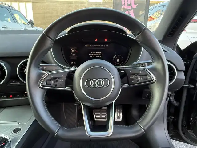 アウディ ＴＴクーペ 40TFSI 静岡県 2020(令2)年 4.7万km ミトスブラックメタリック マトリクスLEDヘッドライト/バーチャルコックピット/シーケンシャルウィンカー/純正ナビ/（フルセグ/BT/CD/DVD)/バックカメラ/クリアランスソナー/純正18インチアルミホイール/ETC2.0/スマートキー/純正フロアマット
