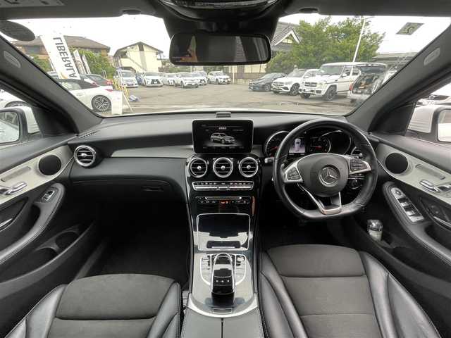メルセデス・ベンツ ＧＬＣ２２０ d 4マチックスポーツ 栃木県 2019(平31)年 5.4万km ポーラホワイト レーダーセーフティパッケージ/ナビ/フルセグTV/全方位カメラ/ETC/ハーフレザー /パワーシート /全席シートヒーター /ヘッドアップディスプレイ/パワーテールゲート/レーンキープアシスト/ブラインドスポット /パークトロニック /キーレスゴー/LEDヘッドライト/オートライト/パナメリカーナグリル/　純正グリル積み込み