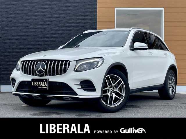 メルセデス・ベンツ ＧＬＣ２２０ d 4マチックスポーツ 栃木県 2019(平31)年 5.4万km ポーラホワイト レーダーセーフティパッケージ/ナビ/フルセグTV/全方位カメラ/ETC/ハーフレザー /パワーシート /全席シートヒーター /ヘッドアップディスプレイ/パワーテールゲート/レーンキープアシスト/ブラインドスポット /パークトロニック /キーレスゴー/LEDヘッドライト/オートライト/パナメリカーナグリル/　純正グリル積み込み