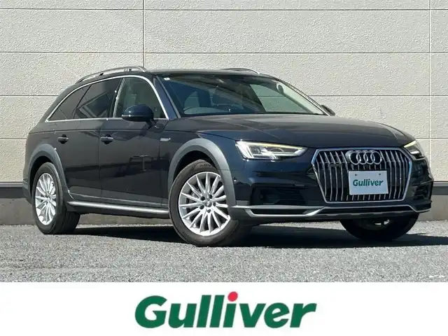 アウディ Ａ４ オールロードクワトロ 茨城県 2018(平30)年 3.3万km 青 純正ナビ/ワンセグTV/Bluetooth接続/バックカメラ/前方ドライブレコーダー/クルーズコントロール/シートヒーター/パワーシート/ビルトインETC/パドルシフト/茶革シート/電動リアゲート/純正１７インチアルミホイール/純正フロアマット