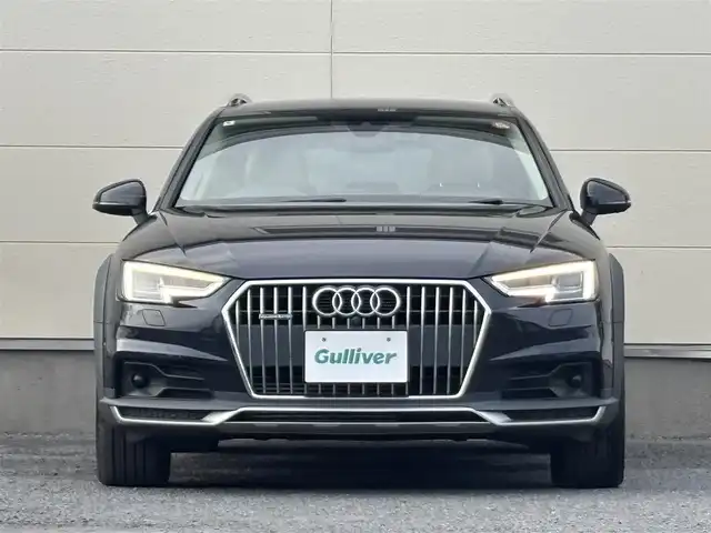 アウディ Ａ４ オールロードクワトロ 茨城県 2018(平30)年 3.3万km ムーンライトブルーパールエフェクト 純正ナビ/ワンセグTV/Bluetooth接続/バックカメラ/前方ドライブレコーダー/ラクジュアリーパッケージ/クルーズコントロール/シートヒーター/パワーシート/ビルトインETC/パドルシフト/茶革シート/電動リアゲート/純正１７インチアルミホイール/純正フロアマット