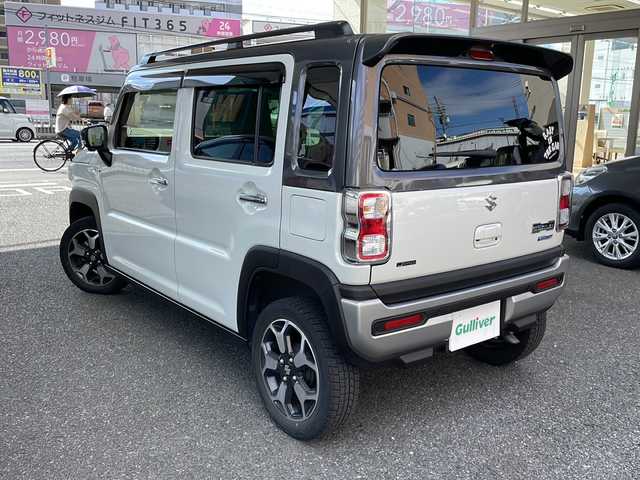 スズキ ハスラー Jスタイル ターボ 大阪府 2021(令3)年 2.9万km ピュアホワイトパール/ガンメタリック2トーン ワンオーナー/純正ナビ/フルセグTV/Bluetoothオーディーオ/DVD再生/バックカメラ/全周囲カメラ/衝突軽減ブレーキ/車線逸脱警報/レーダークルーズコントロール/ビルトインETC/フロントシートヒーター/純正LEDライト/TVキャンセラー/ウィンカーミラー/アイドリングストップ/スマートキー/スペアキー（スマートキー）