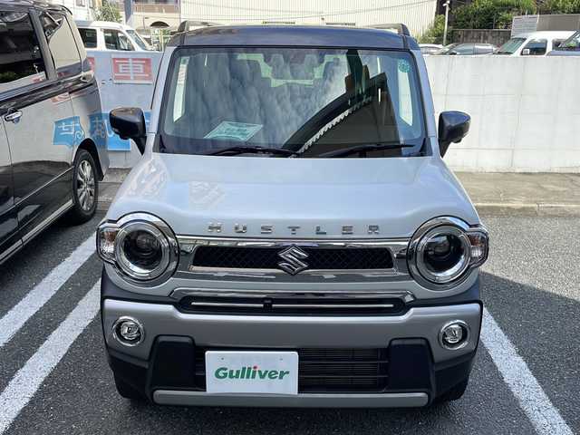 スズキ ハスラー Jスタイル ターボ 大阪府 2021(令3)年 2.9万km ピュアホワイトパール/ガンメタリック2トーン ワンオーナー/純正ナビ/フルセグTV/Bluetoothオーディーオ/DVD再生/バックカメラ/全周囲カメラ/衝突軽減ブレーキ/車線逸脱警報/レーダークルーズコントロール/ビルトインETC/フロントシートヒーター/純正LEDライト/TVキャンセラー/ウィンカーミラー/アイドリングストップ/スマートキー/スペアキー（スマートキー）