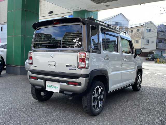 スズキ ハスラー Jスタイル ターボ 大阪府 2021(令3)年 2.9万km ピュアホワイトパール/ガンメタリック2トーン ワンオーナー/純正ナビ/フルセグTV/Bluetoothオーディーオ/DVD再生/バックカメラ/全周囲カメラ/衝突軽減ブレーキ/車線逸脱警報/レーダークルーズコントロール/ビルトインETC/フロントシートヒーター/純正LEDライト/TVキャンセラー/ウィンカーミラー/アイドリングストップ/スマートキー/スペアキー（スマートキー）