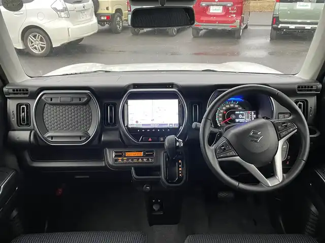 スズキ ハスラー Jスタイル ターボ 福島県 2021(令3)年 2.9万km ピュアホワイトパール/ガンメタリック2トーン 純正ナビゲーション/【CD/DVD/USB/BT/TV】/全方位モニター/ビルトインETC/前席シートヒーター/デュアルカメラブレーキサポート/アダプティブクルーズコントロール/車線逸脱抑制機能/車線逸脱警報機能/LEDオートライト/LEDフォグランプ/パドルシフト/シートバックテーブル/アイドリングストップ/ドアバイザー