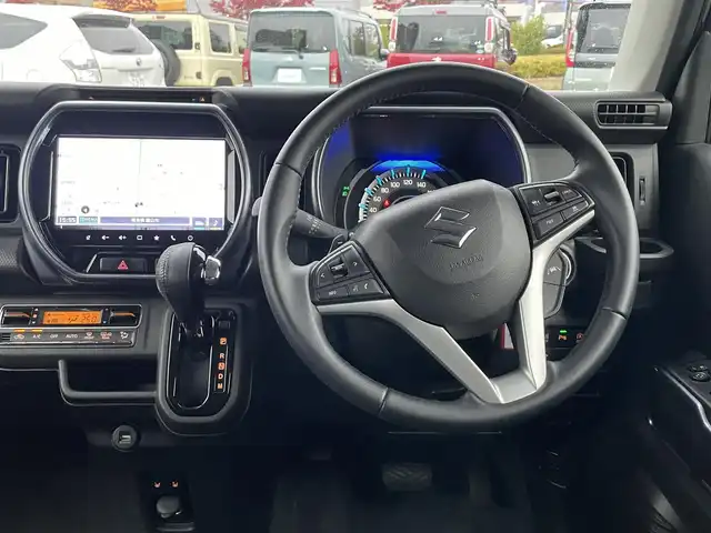 スズキ ハスラー Jスタイル ターボ 福島県 2021(令3)年 2.9万km ピュアホワイトパール/ガンメタリック2トーン 純正ナビゲーション/【CD/DVD/USB/BT/TV】/全方位モニター/ビルトインETC/前席シートヒーター/デュアルカメラブレーキサポート/アダプティブクルーズコントロール/車線逸脱抑制機能/車線逸脱警報機能/LEDオートライト/LEDフォグランプ/パドルシフト/シートバックテーブル/アイドリングストップ/ドアバイザー