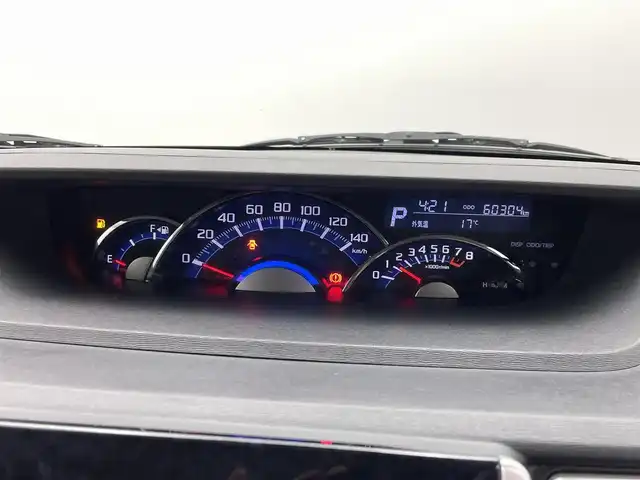 ダイハツ タント カスタム X トップED SA Ⅲ 熊本県 2017(平29)年 6.1万km ブラックマイカメタリック ワンオーナー　/禁煙車　/社外ナビ（ＣＤ・ＤＶＤ・フルセグ・ＢＴ・ＳＤ・ＵＳＢ）/バックカメラ　/片側パワースライドドア　/後ろのみクリアランスソナー　/衝突軽減ブレーキ　/横滑り防止　/アイドリングストップ/ハーフレザーシート/社外フロアマット/純正１４インチAW/オートライト/オートマチックハイビーム/LEDヘッドライト/フォグランプ/スマートキー/プッシュスタート/保証書/取扱説明書