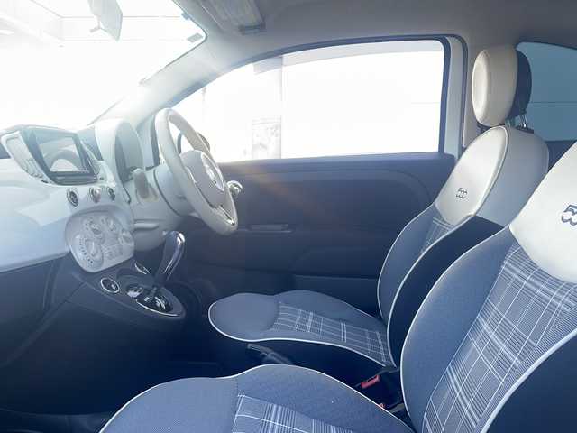 フィアット ５００ 1．2 ポップ 鳥取県 2018(平30)年 11.7万km 白 純正キーレス/ハーフレザーシート/革巻ハンドル/社外メモリナビ/フルセグ・Bluetooth/バックカメラ/ドライブレコーダー/プライバシーガラス/フロアマット/保証書・取説・スペアキー